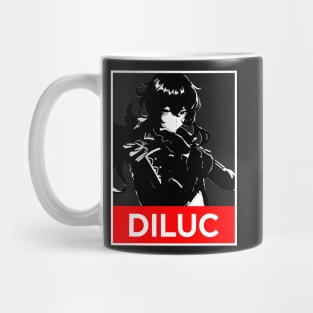 Diluc Genshin Impact 2 Mug